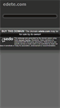Mobile Screenshot of edete.com